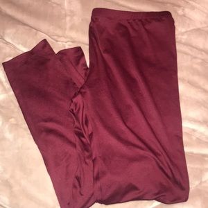 Maroon red Pink Republic Leggings